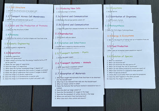 Biology National 5 Flash Cards