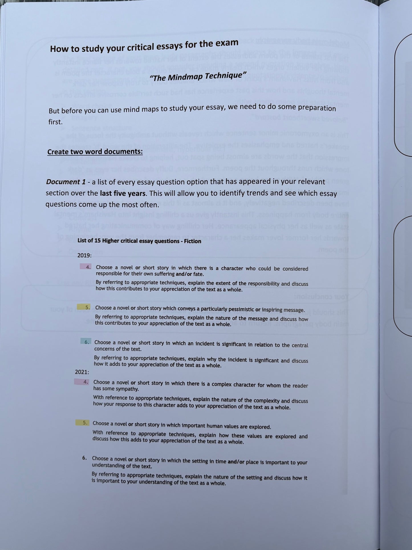 English Higher Study Guide