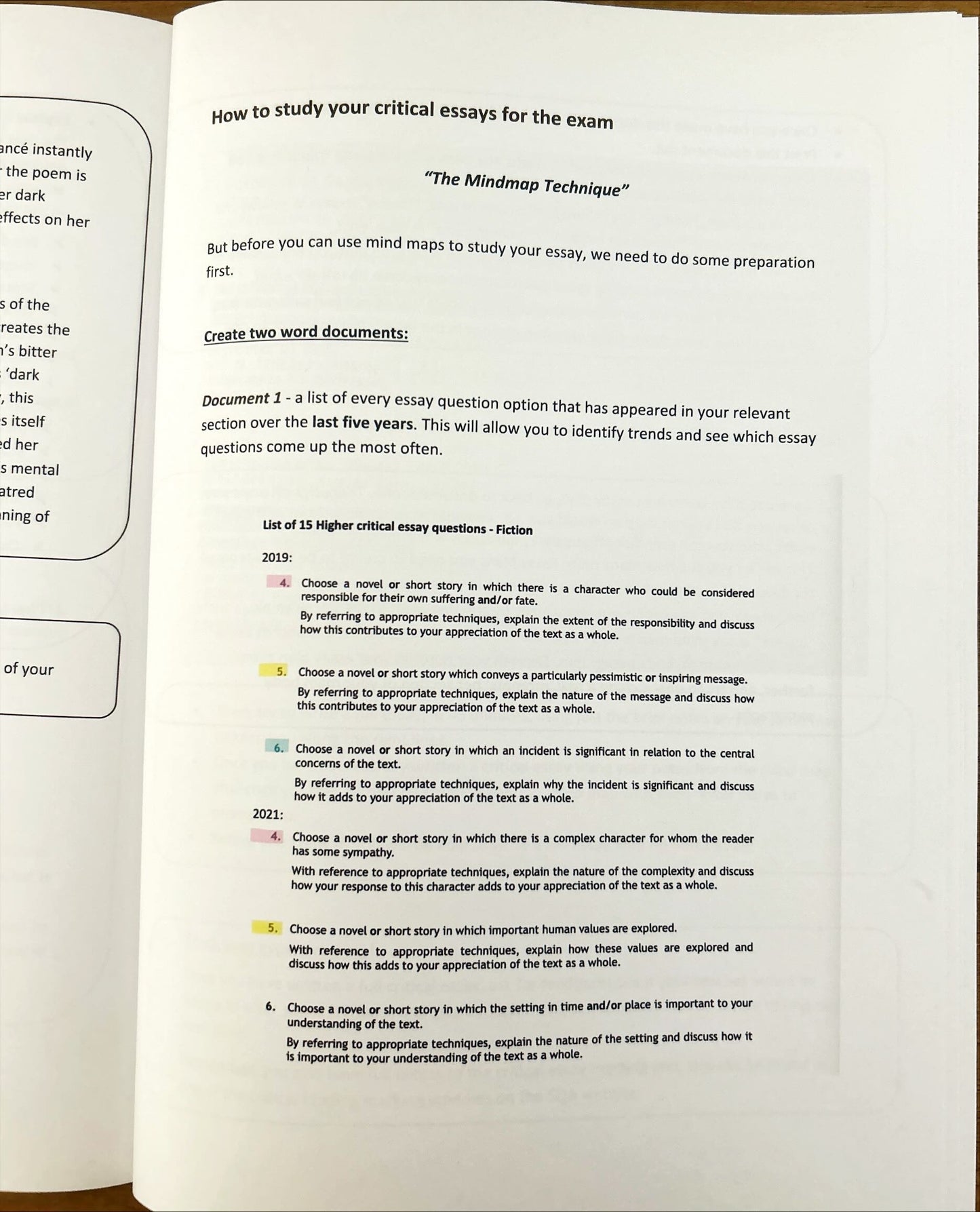 English Higher Study Guide