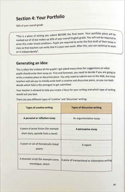 English National 5 Study Guide