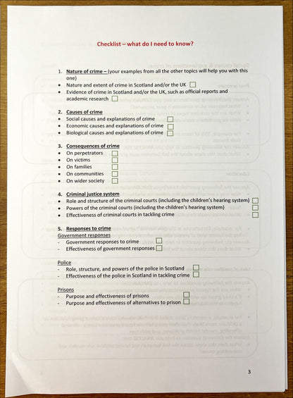 Modern Studies National 5 Study Notes