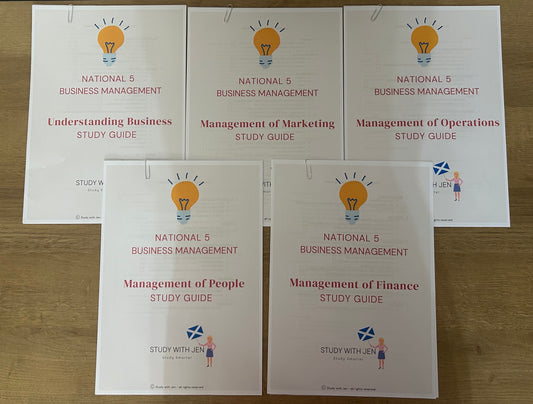 Business Management National 5 Study Notes