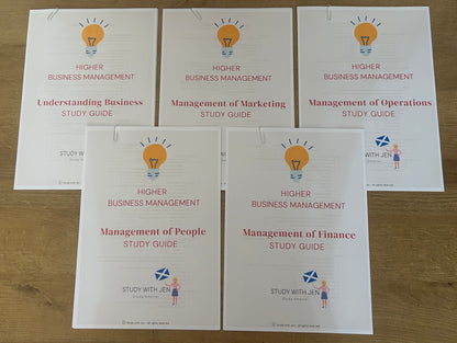 Business Management Higher Study Notes